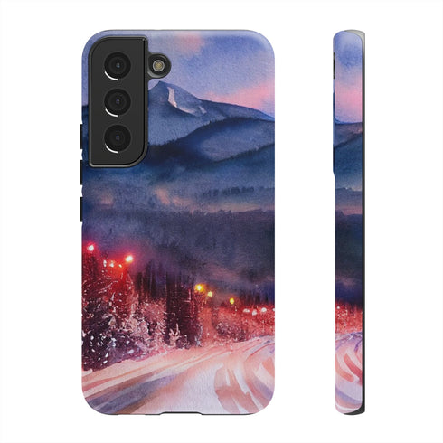 Christmas in Vail Colorado - Impact Resistant Phone Case Samsung Galaxy S22 Matte